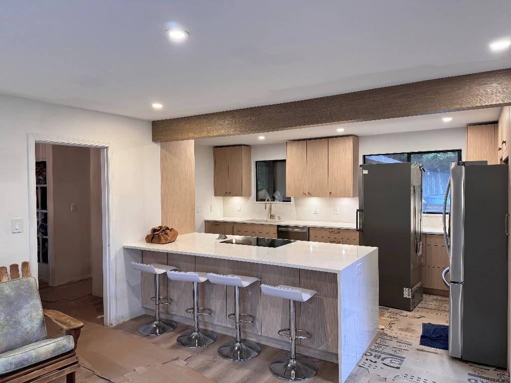 Kitchen and living room renovation